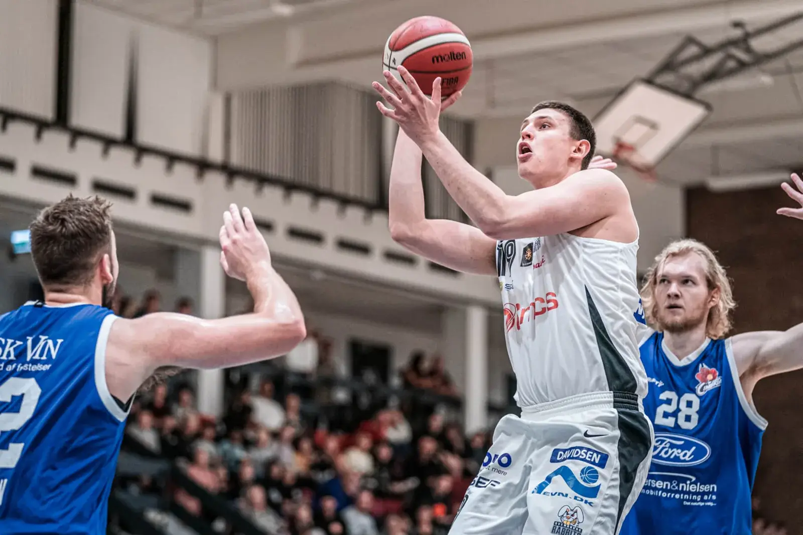 Basketballkamp med Svendborg Rabbits, som Bønnelykke El støtter